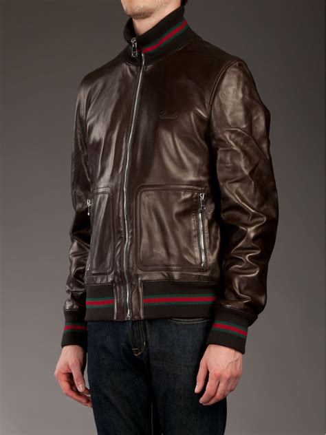 wholesale gucci leather jackets|gucci leather jacket men's.